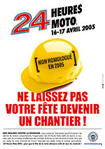 Affiche 24h du Mans Moto