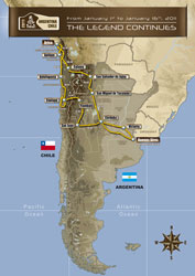 Rallye Dakar : Argentine – Chili 2011, parcours et nouveautés