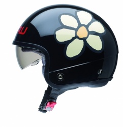 Décorations Guru pour le demi-jet Givi X05 noir