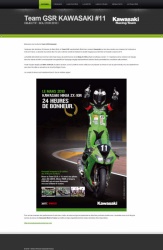 Team GSR Kawasaki : le site