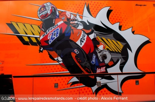 Le camion de Casey Stoner