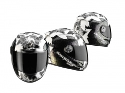 Casque intégral Scorpion Exo-1000 Air Fantasia - vue 360°