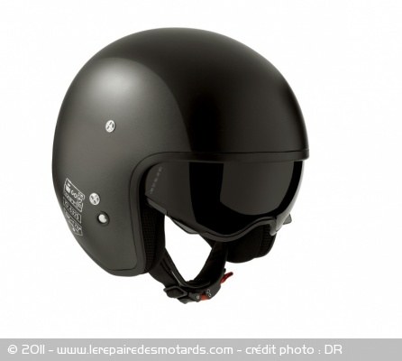 Casque jet AGV Diesel Hi-Jack gris/noir mat