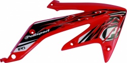 Kit plastique Polisport IPD replica Honda rouge