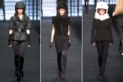 Casques haute-couture par Karl Lagerfeld