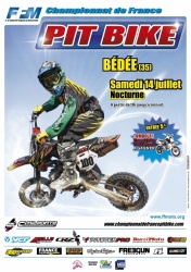 Championnat de France de Pitbike le 14 juillet à Bédée