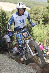 Alexandre Ferrer Champion du Monde FIM de Trial Junior Crédit Photo: photo Trial-Club.com