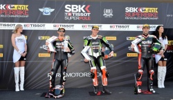 WSBK : Podium de la Superpole-Tissot d'Aragon