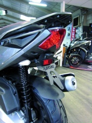 Support de plaque pour scooter 3-roues Quadro 3D