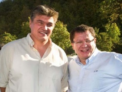 Le Ministre des Sports, David Douillet et le Président de la FFM, Jacques Bolle