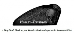 Un français 3e du concours de design: King Skull Black