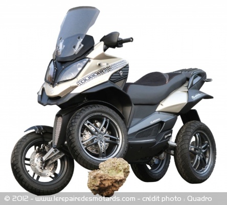 Nouveauté 2013 : scooter 4-roues Quadro Parkour 350