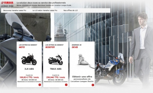 Yamaha Lease Pro : offre de location deux-roues longue durée