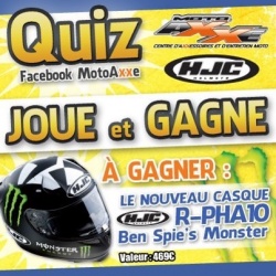 Quiz Moto Axxe : un casque intégral HJC R-Pha10 à gagner