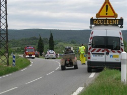 Un septuagénaire grièvement blessé dans un accident de moto