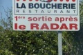 Nouveaux panneaux prévenir radars