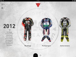 Une Application sur l'histoire de Dainese pour iPhone et iPad