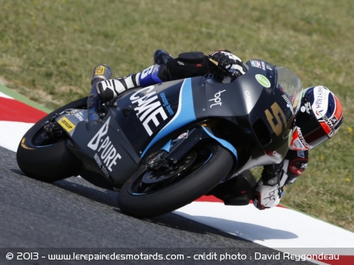 Yohan Zarco lors du GP Moto2 de Catalunya - Crédit photo : David Reygondeau