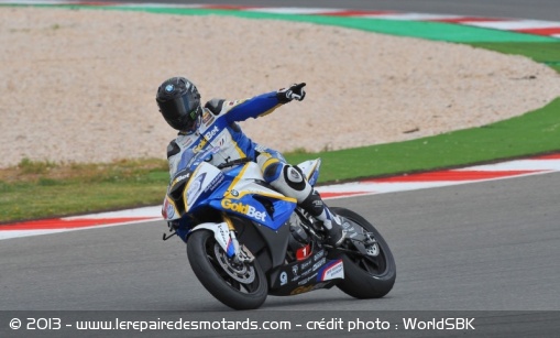 Sylvain Barrier a repris la tête du Superstock 1000 au Portugal