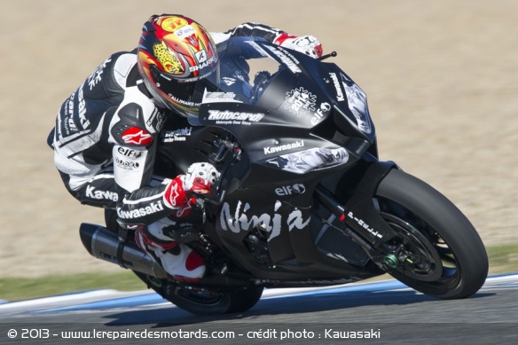 Loris Baz lors du test de Jerez