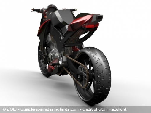 Concept roadster Hazylight Cerbero vue arrière