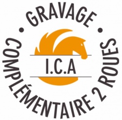 Gravage ICA deux roues