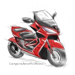 Un maxi-scooter Ducati en 2014