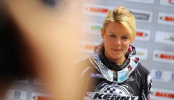Juliette Berrez, pilote française d'enduro - Photo : Mat Talayssat