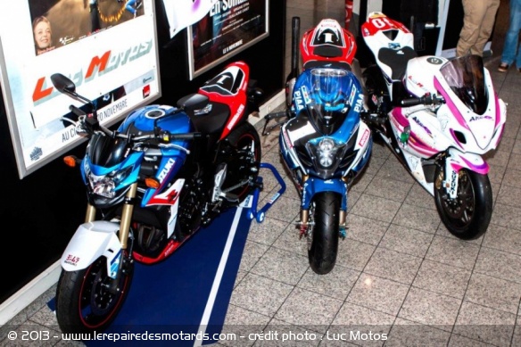 Suzuki GSR 750 SERT, GSXR1000 du SERT et GSXR1000 des Amazone Fire