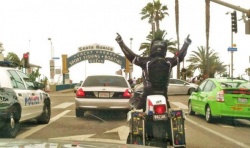 Record de traversée des USA en moto électrique (c) DR