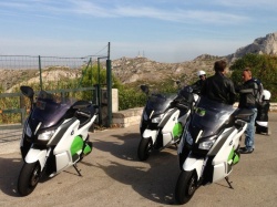Essais du scooter électrique BMW C Evolution à Marseille