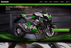 Site internet pour la Kawasaki Z800