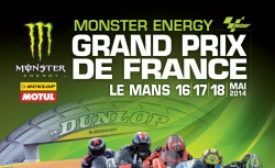 Affiche Grand Prix de France moto