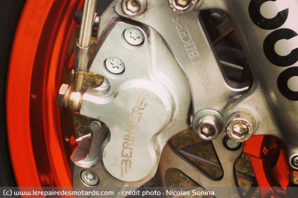 Freins Beranger sur Yamaha 350 RDLC 31 K