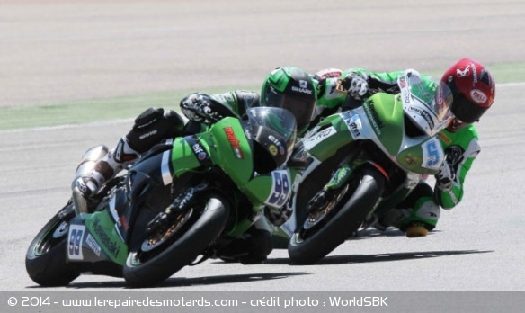 La course Supersport d'Aragon de 2013