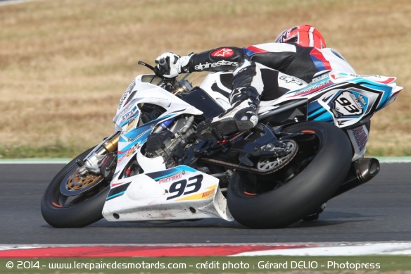 Victoire de Laurent Aymonin dans la deuxime course