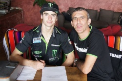 Dylan Ferrandis et Jean-Jacques Luisetti - crédit photo : Kawasaki