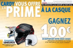 Prime à la casque Cardy