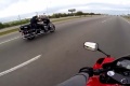 Course poursuite motard police