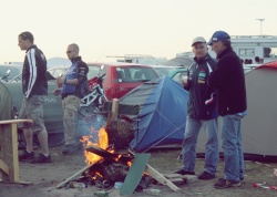 Barbecue au camping Bugatti