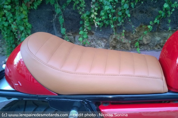 Selle cuir Royal Enfield Continental GT
