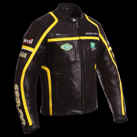 Blouson Segura Apache en jaune et noir Blouson Segura Apache en jaune et noir