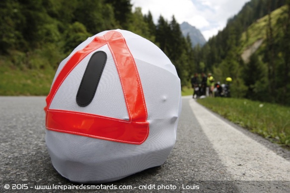 Housse de signalisation pour casque