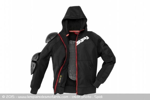 Sweatshirt Hoodie Armor Spidi de face Sweatshirt Hoodie Armor Spidi de face