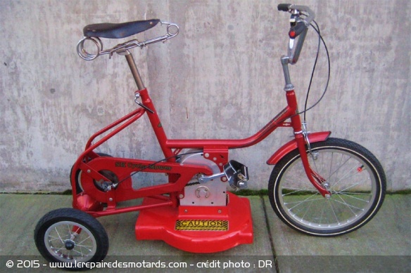 La moto tondeuse de l'écolo