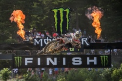 MX2 Suède : Gajser enchaine - crédit photo : Honda