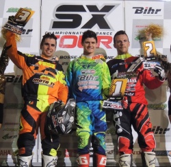 Lopes, Do et Richier sur le podium SX2