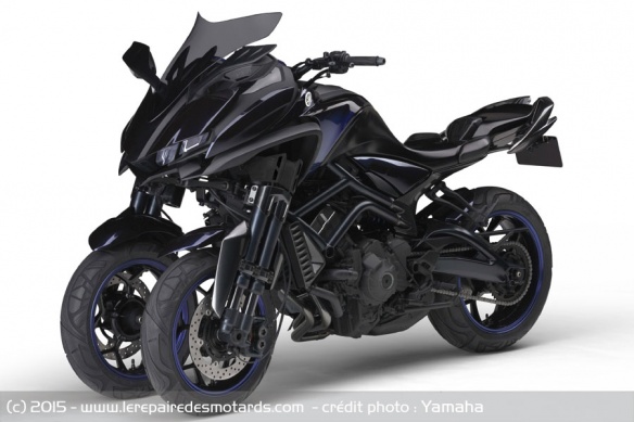Le concept est propulsé par le moteur de la MT-09