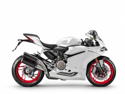 Ducati 959 Panigale Euro4 blanche cote droit