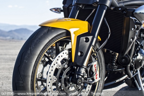 Freinage Brembo Triumph Speed 94 et Speed 94R